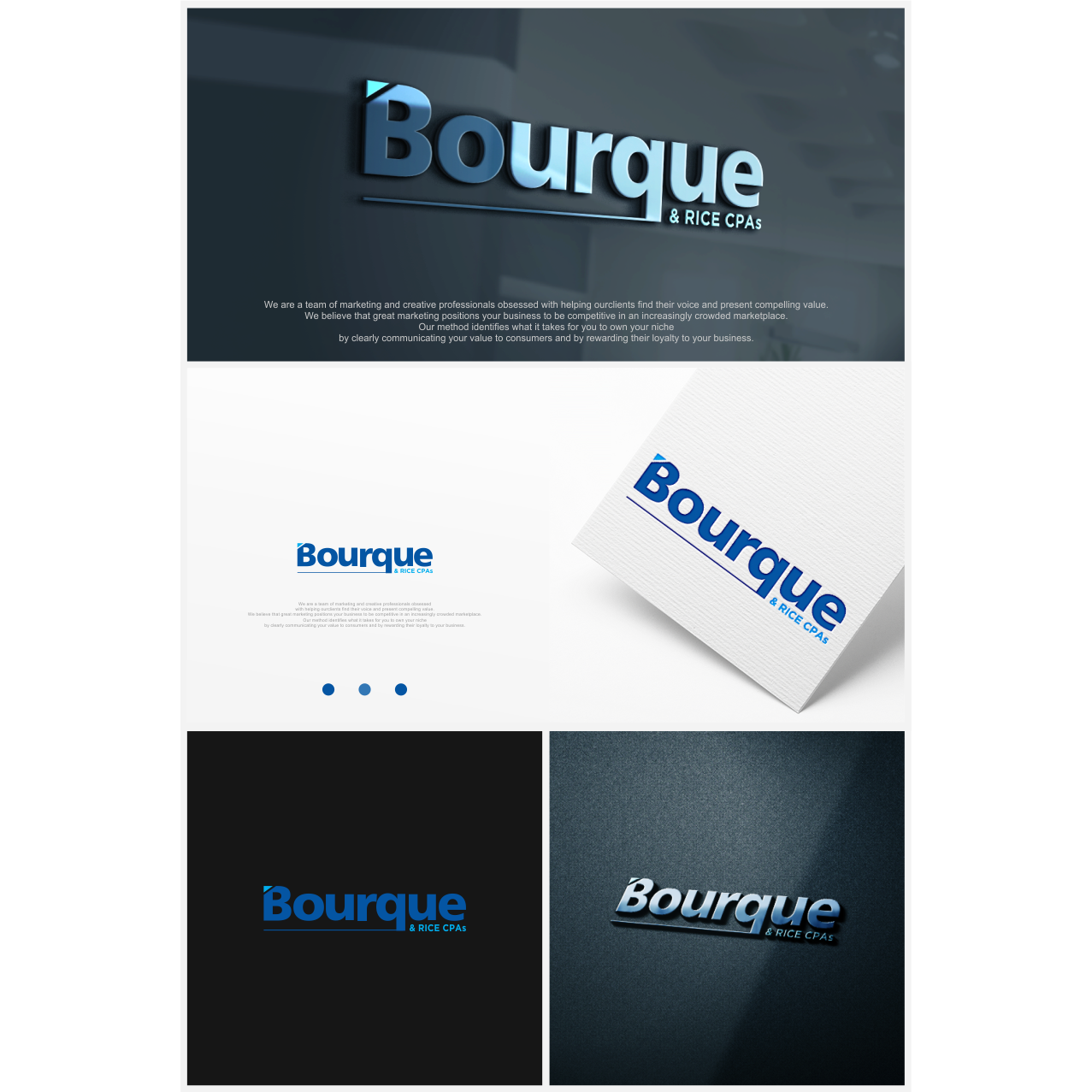 Logo Design by vintana for Bourque | Design #25156617