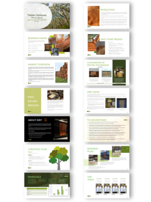 Pitch deck for fundraising for a timber drying business | PowerPoint-Design von joseborgesbarboza 2