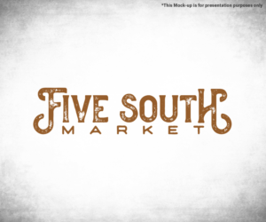 Five South Market | Logo Design by gekgrfx