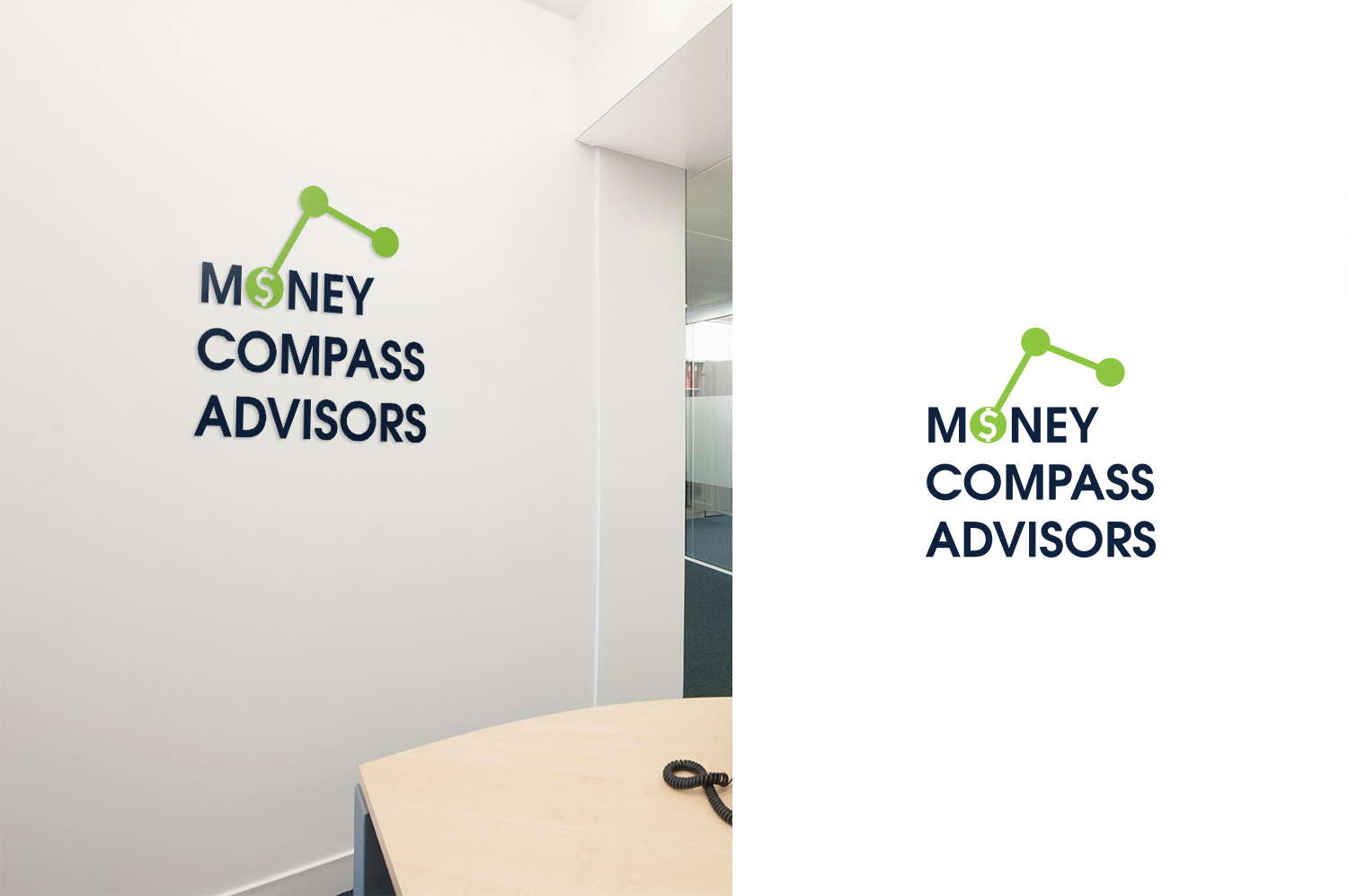 Diseño de Logo por MT para Money Compass Advisors | Diseño #25176150