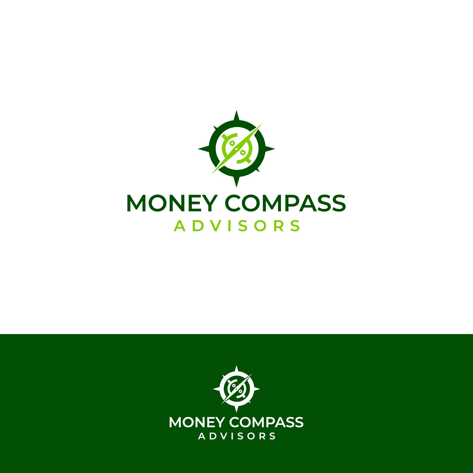 Logo Design by creative.bugs for Money Compass Advisors | Design #25165280