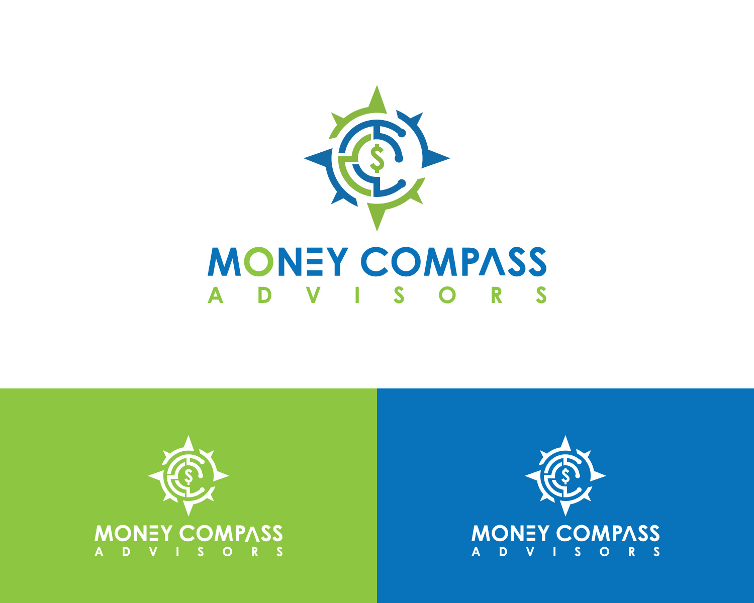 Logo Design by MAWBM for Money Compass Advisors | Design #25199576
