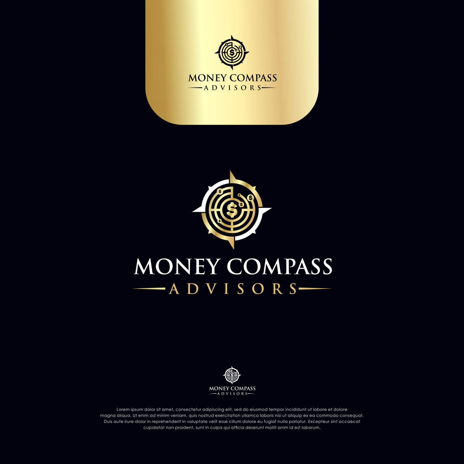 Logo Design by muhajirmugi311 for Money Compass Advisors | Design #25202274