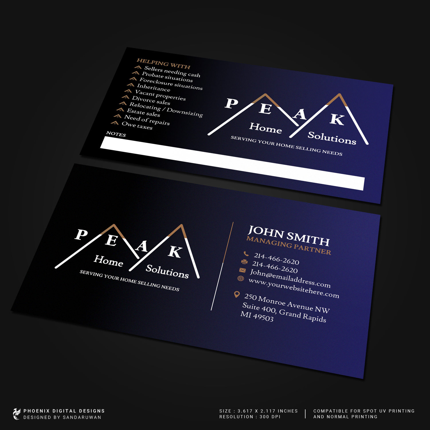 Business Card Design by Sandaruwan for this project | Design #25167733