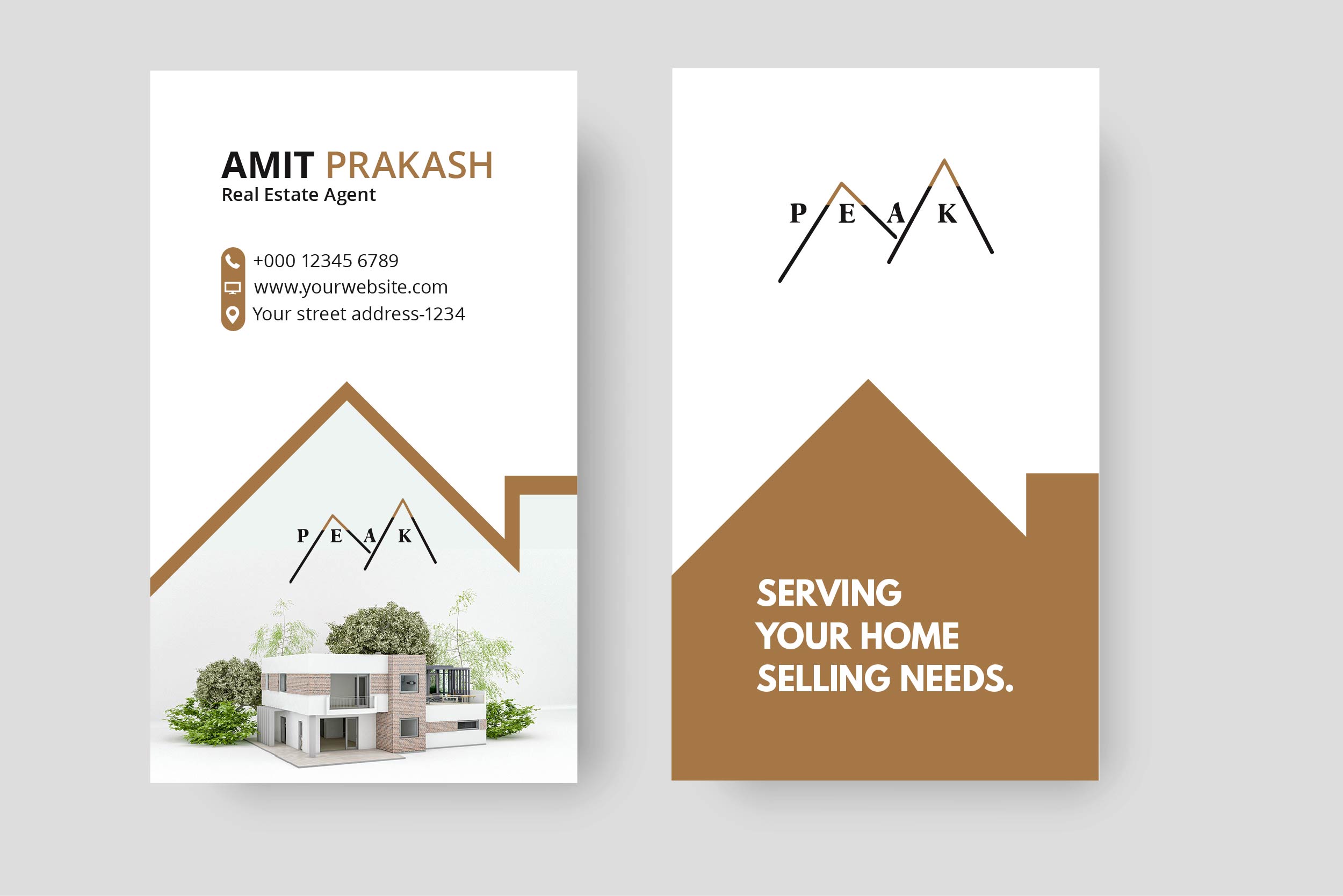Business Card Design by Amit Prakash for this project | Design #25161932