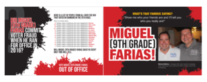 Political Mail Out Farias front and back | Flyer Design by DesignFive
