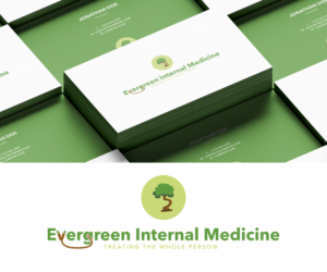 Logo Design by hazelGraphics for Evergreen Internal Medicine | Design #25199386
