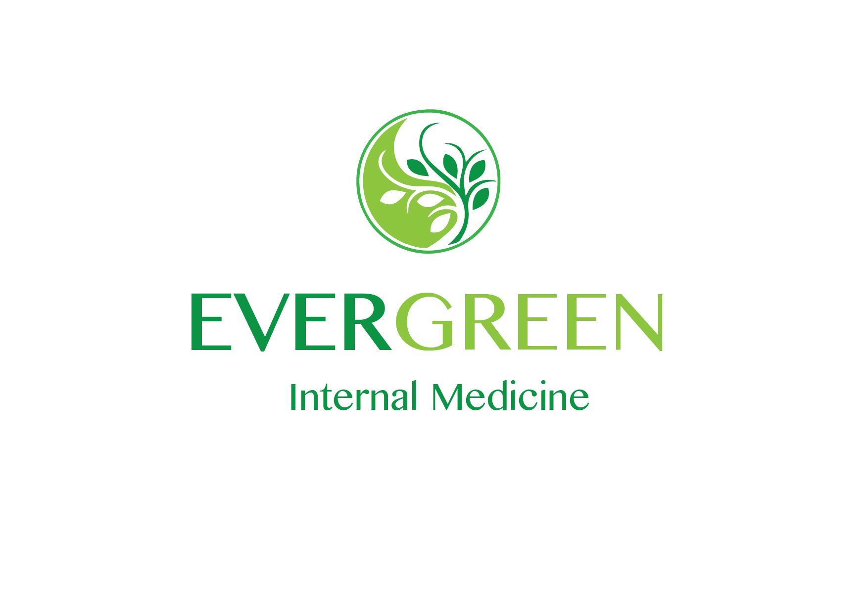 Diseño de Logo por DaleenSmit para Evergreen Internal Medicine | Diseño: #25211184