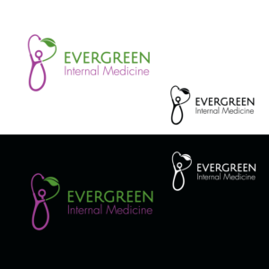“Evergreen Internal Medicine - Treating the Whole Person” | Logo Design by emptyboxgraphics