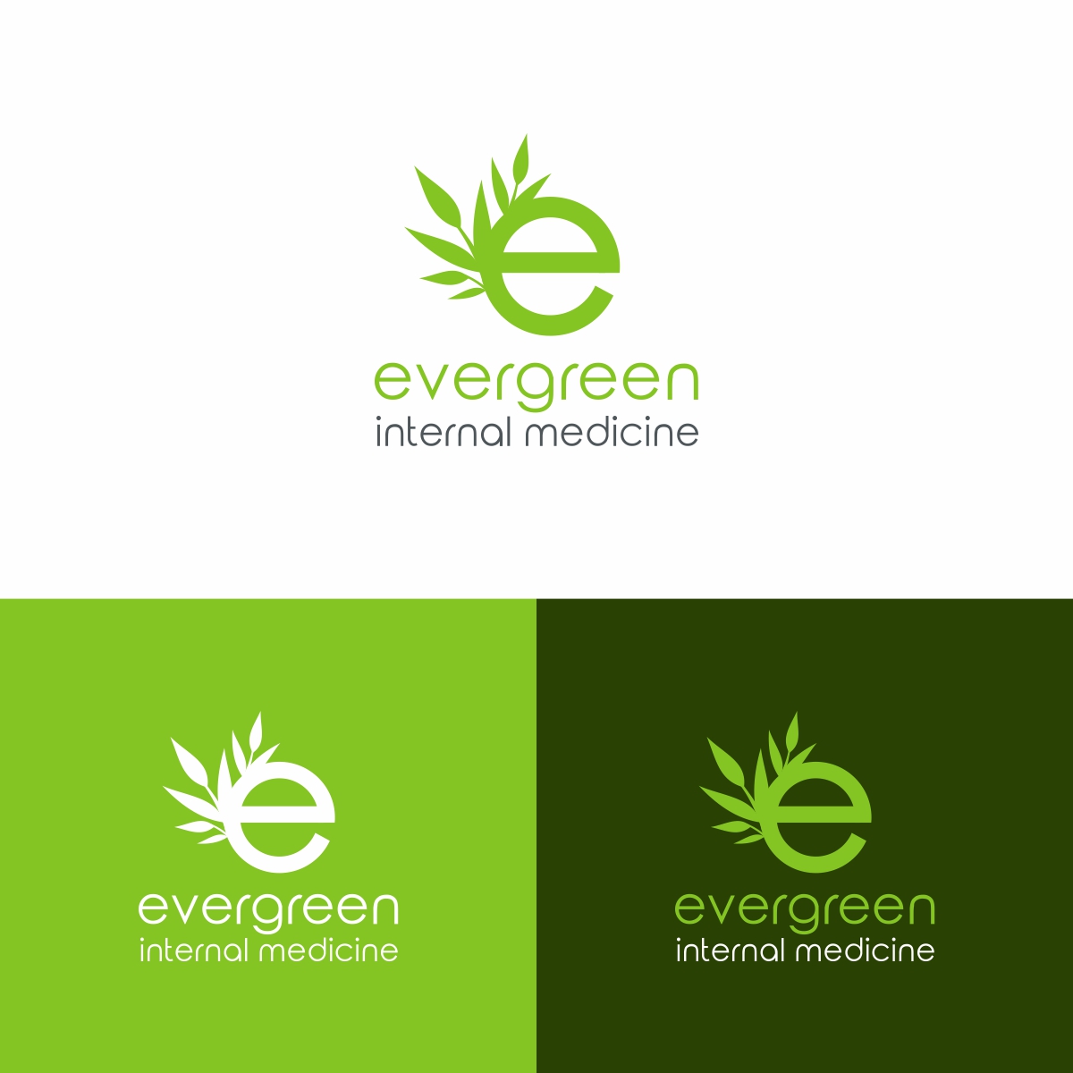 Logo Design by Regh Element for Evergreen Internal Medicine | Design #25192491