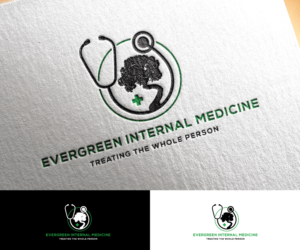 “Evergreen Internal Medicine - Treating the Whole Person” | Logo-Design von step forward 2