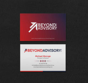 Business Card Design by INDIAN_Ashok for Beyond Advisory Consulting  | Design: #25173973