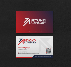 Business Card Design by INDIAN_Ashok for Beyond Advisory Consulting  | Design: #25173979