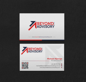Business Card Design by INDIAN_Ashok for Beyond Advisory Consulting  | Design: #25173984