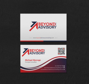 Business Card Design by INDIAN_Ashok for Beyond Advisory Consulting  | Design: #25173986