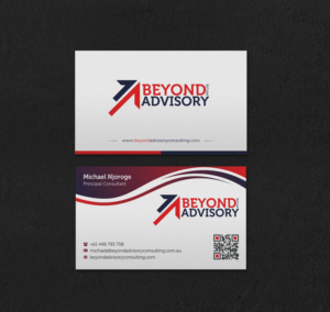 Business Card Design by INDIAN_Ashok for Beyond Advisory Consulting  | Design: #25173988