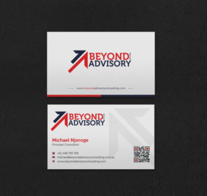 Business Card Design by INDIAN_Ashok for Beyond Advisory Consulting  | Design: #25173990