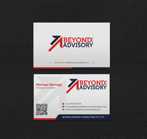 Business Card Design by INDIAN_Ashok for Beyond Advisory Consulting  | Design: #25173991