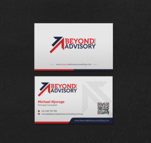 Business Card Design by INDIAN_Ashok for Beyond Advisory Consulting  | Design: #25173997