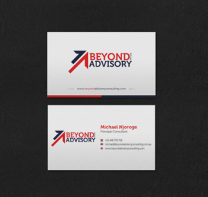 Business Card Design by INDIAN_Ashok for Beyond Advisory Consulting  | Design: #25173998