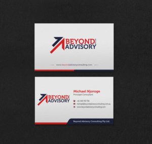 Business Card Design by INDIAN_Ashok for Beyond Advisory Consulting  | Design: #25173999