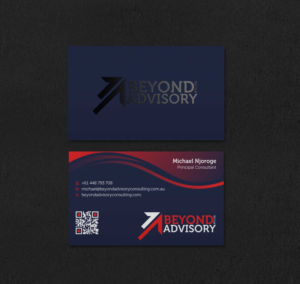 Business Card Design by INDIAN_Ashok for Beyond Advisory Consulting  | Design: #25174000
