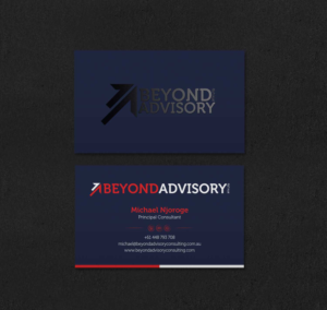 Business Card Design by INDIAN_Ashok for Beyond Advisory Consulting  | Design: #25174005