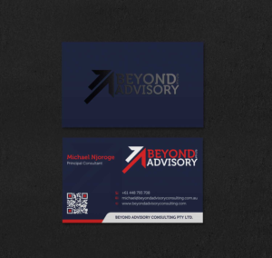 Business Card Design by INDIAN_Ashok for Beyond Advisory Consulting  | Design: #25174009