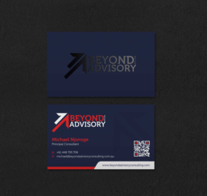 Business Card Design by INDIAN_Ashok for Beyond Advisory Consulting  | Design: #25174010