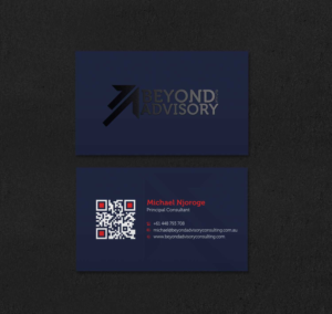 Visitenkarten-Design von INDIAN_Ashok für Beyond Advisory Consulting  | Design: #25174011