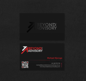 Visitenkarten-Design von INDIAN_Ashok für Beyond Advisory Consulting  | Design: #25174015