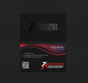 Visitenkarten-Design von INDIAN_Ashok für Beyond Advisory Consulting  | Design: #25174016