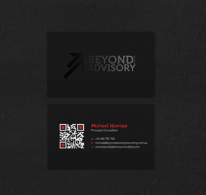 Diseño de Tarjeta de Presentación por INDIAN_Ashok para Beyond Advisory Consulting  | Diseño: #25174021