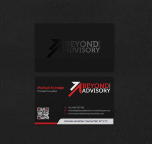 Visitenkarten-Design von INDIAN_Ashok für Beyond Advisory Consulting  | Design: #25174023