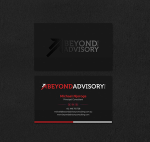 Visitenkarten-Design von INDIAN_Ashok für Beyond Advisory Consulting  | Design: #25174024