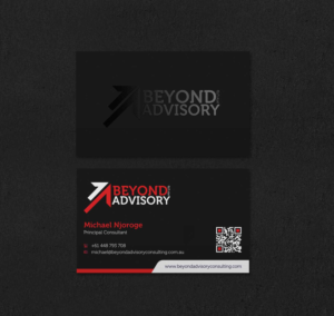 Visitenkarten-Design von INDIAN_Ashok für Beyond Advisory Consulting  | Design: #25174026