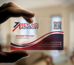 Visitenkarten-Design von INDIAN_Ashok für Beyond Advisory Consulting  | Design: #25174030