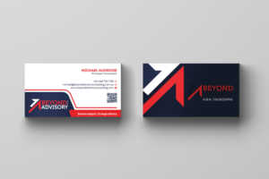 Business Card Design by Verified artistry (Design garden) for Beyond Advisory Consulting  | Design: #25207844