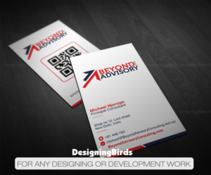 Business Card Design by Designing Birds for Beyond Advisory Consulting  | Design: #25180096