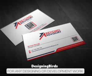 Business Card Design by Designing Birds for Beyond Advisory Consulting  | Design: #25180813