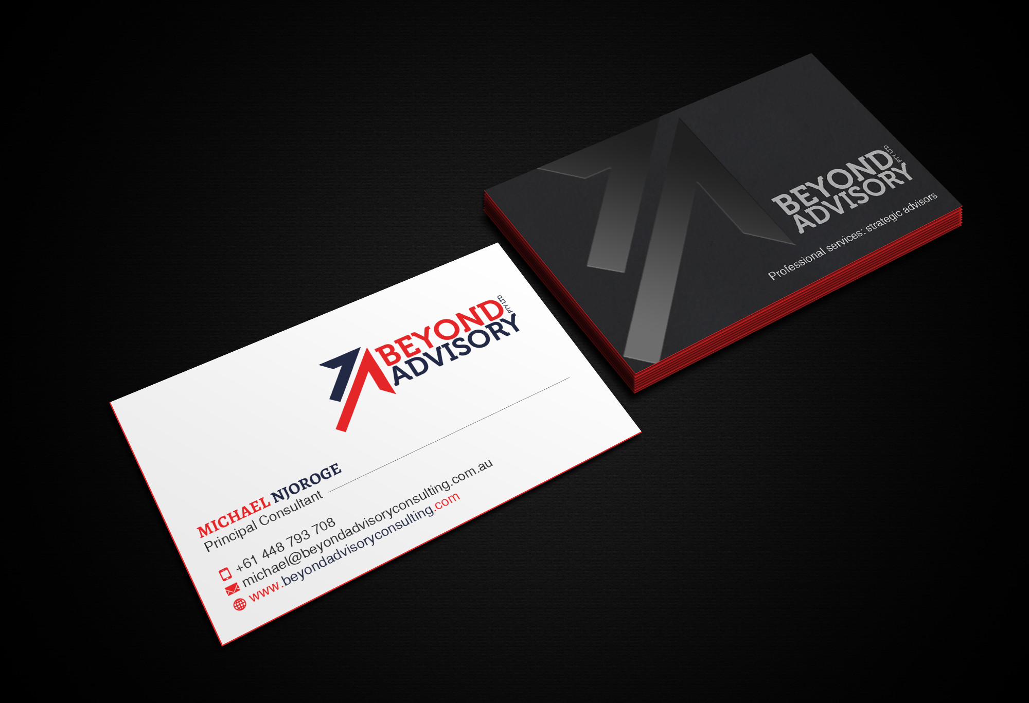 Business Card Design by Creations Box 2015 for Beyond Advisory Consulting  | Design #25180933