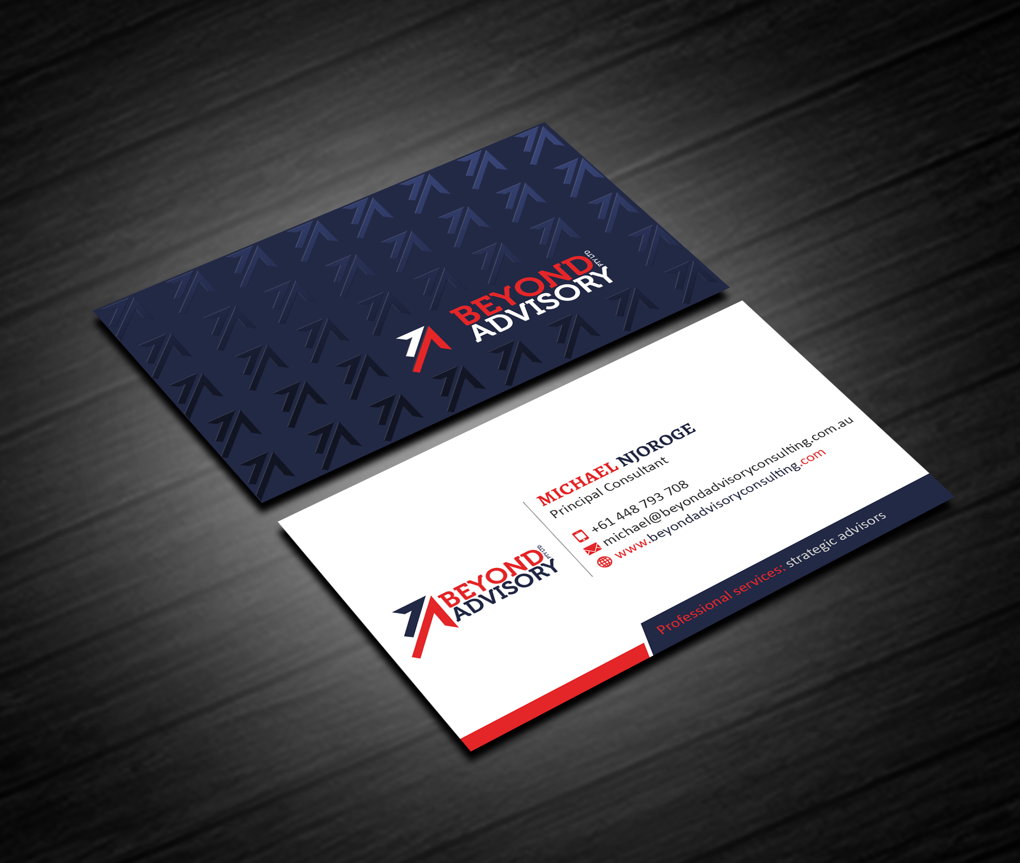 Business Card Design by Creations Box 2015 for Beyond Advisory Consulting  | Design #25180934