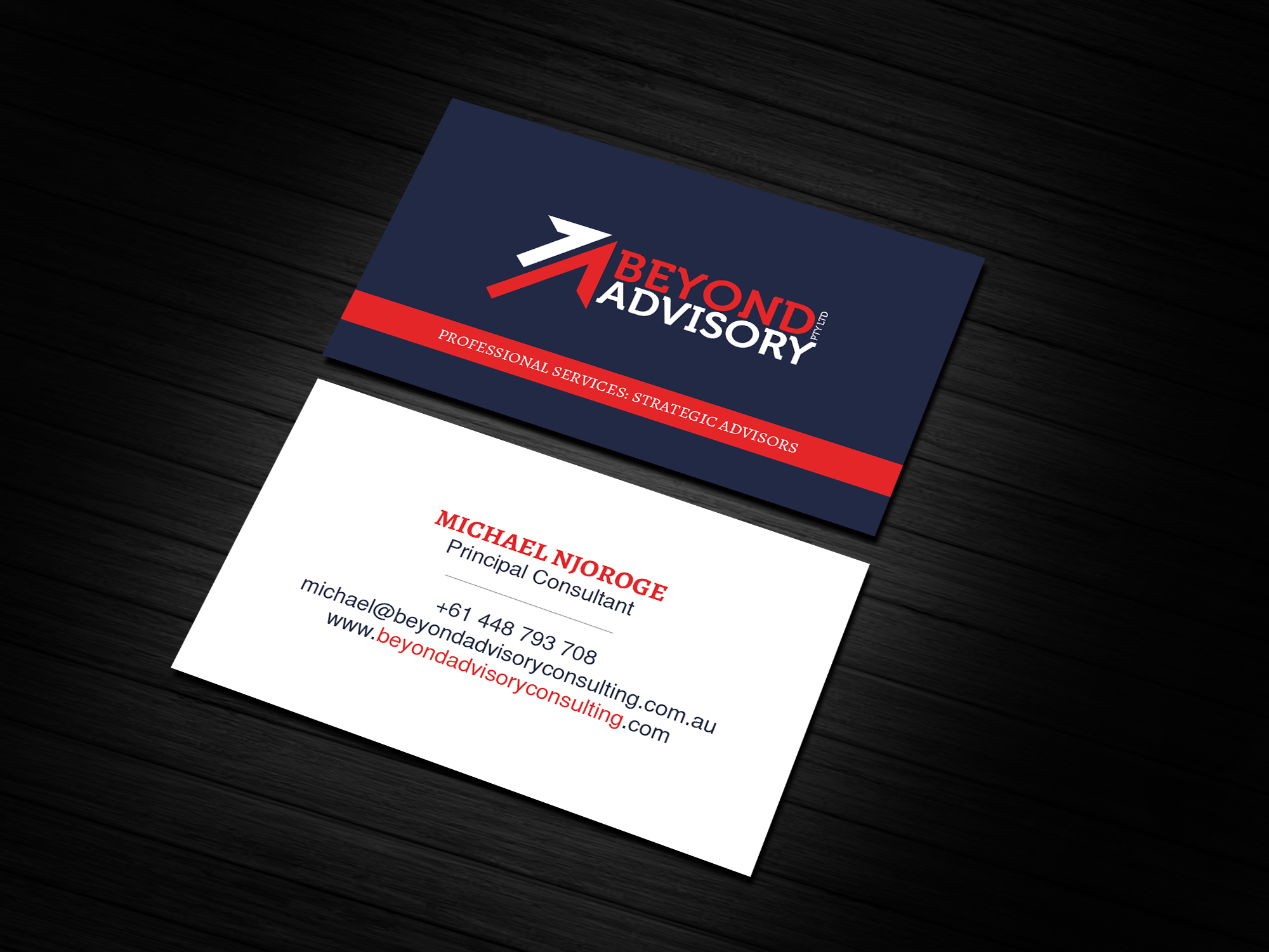 Business Card Design by Creations Box 2015 for Beyond Advisory Consulting  | Design #25184092