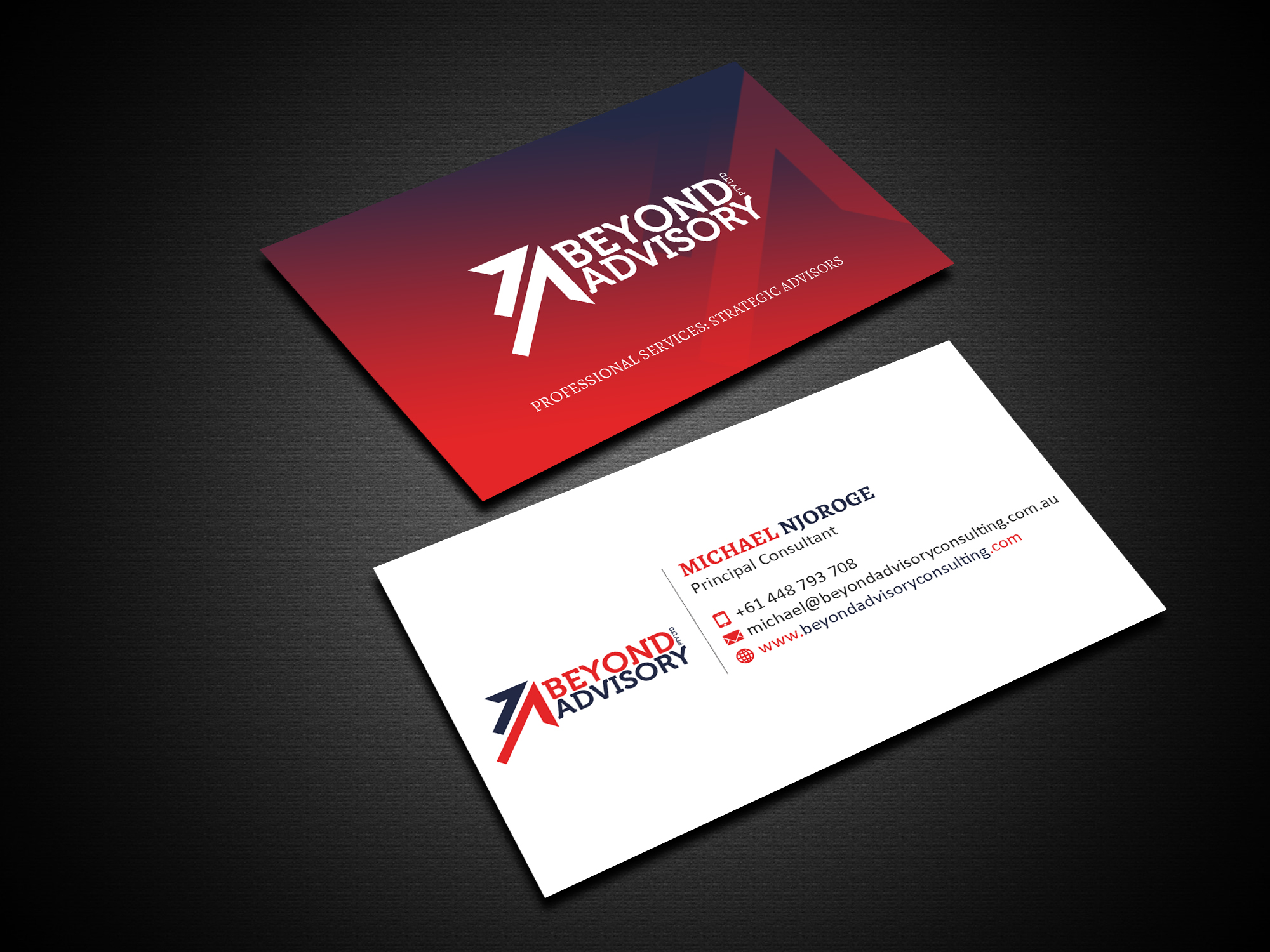 Business Card Design by Creations Box 2015 for Beyond Advisory Consulting  | Design #25184093