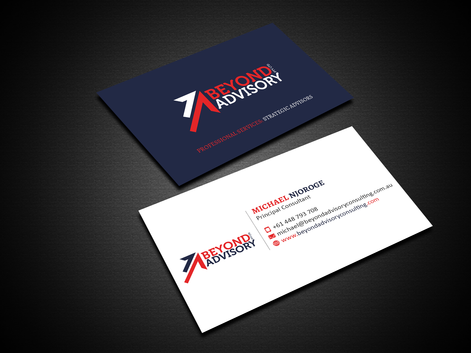 Business Card Design by Creations Box 2015 for Beyond Advisory Consulting  | Design #25184094
