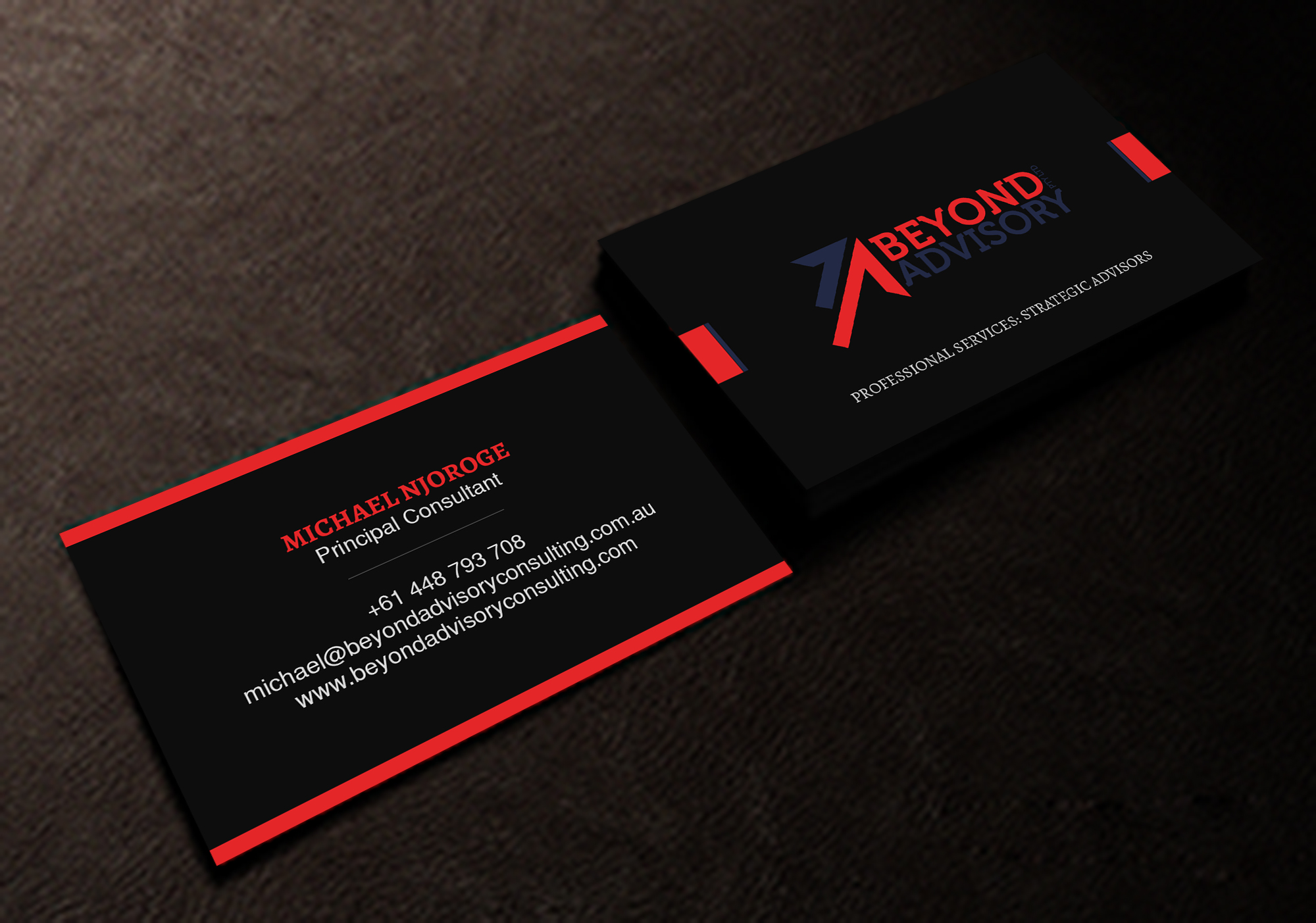 Business Card Design by Creations Box 2015 for Beyond Advisory Consulting  | Design #25184111