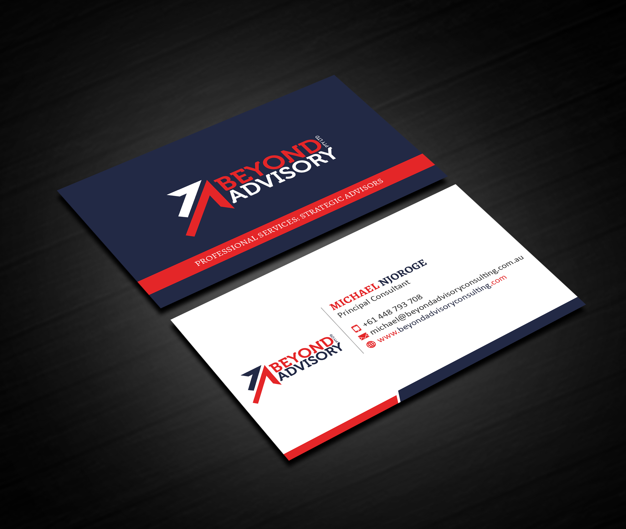 Business Card Design by Creations Box 2015 for Beyond Advisory Consulting  | Design #25184112