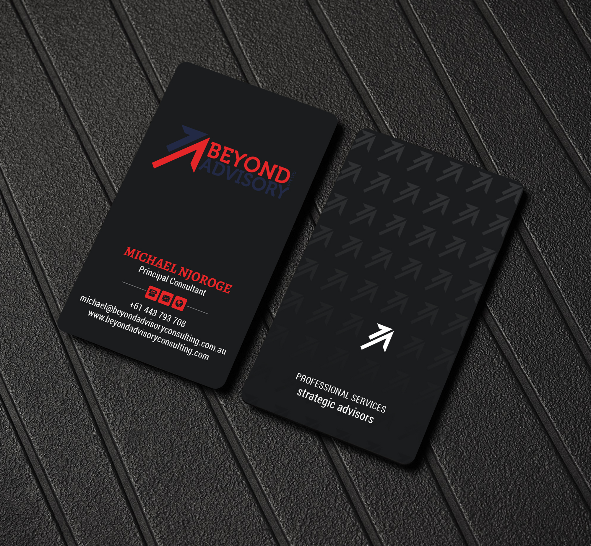 Business Card Design by Creations Box 2015 for Beyond Advisory Consulting  | Design #25184138