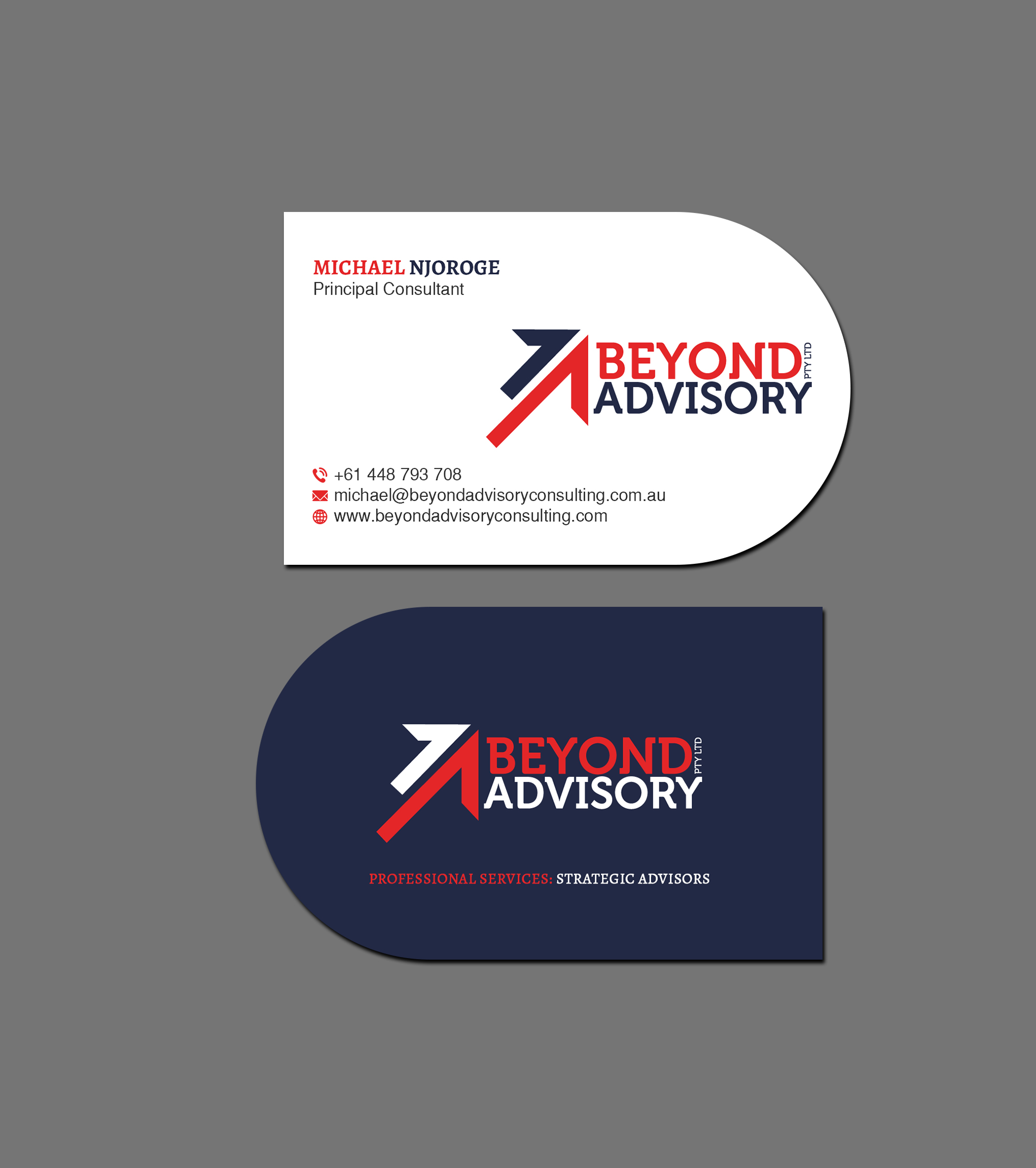 Business Card Design by Creations Box 2015 for Beyond Advisory Consulting  | Design #25184177
