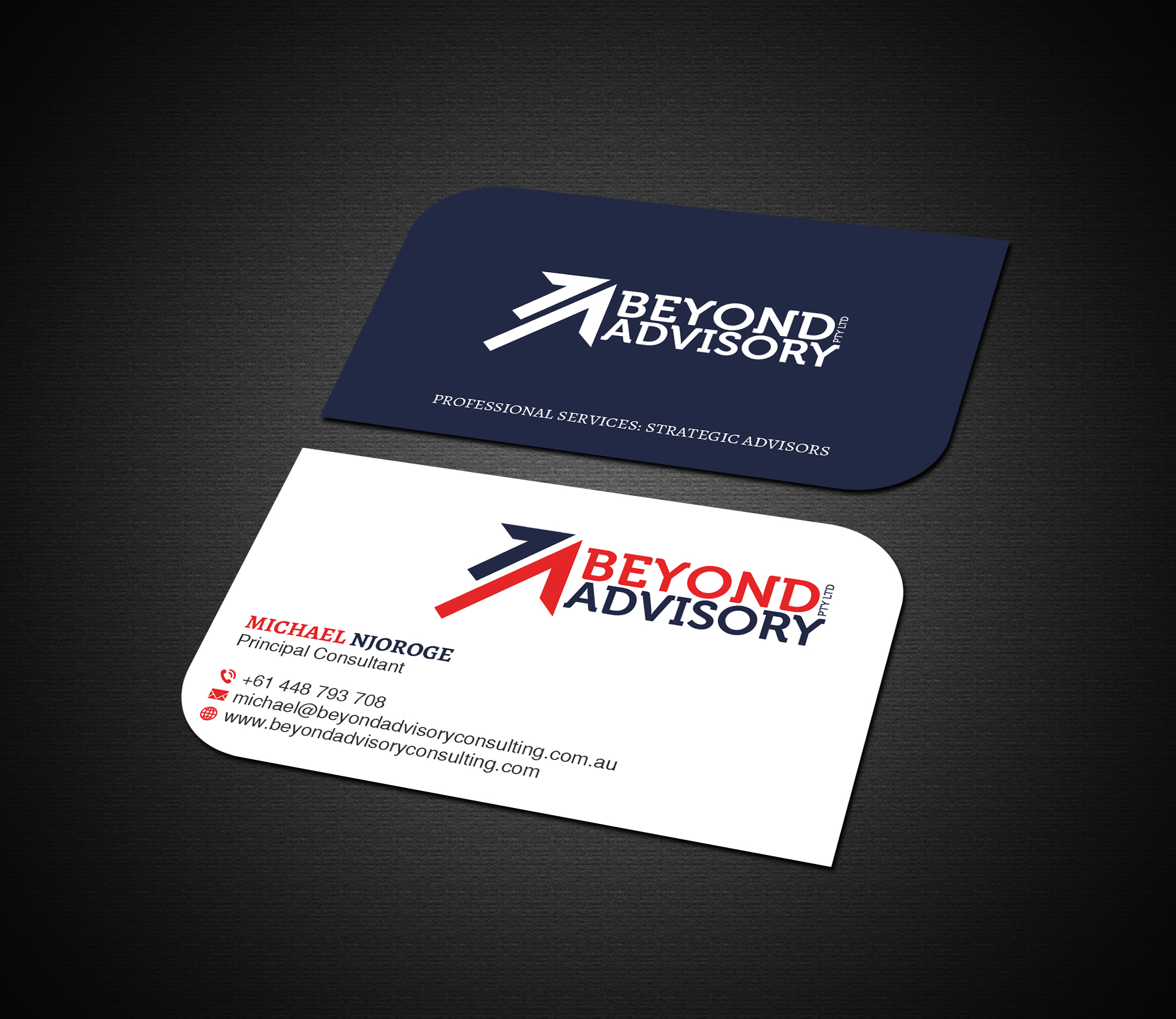 Business Card Design by Creations Box 2015 for Beyond Advisory Consulting  | Design #25184179